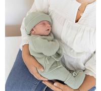 Brassière Bébé En Maille #a0b5a5 0/1M(50/54)