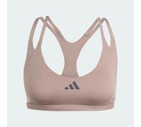 Adidas Aeroimpact Luxe Training Low Impact Sports Bra Beige XL / CD Femme