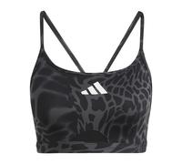 Brassière femme adidas Aeroreact d'entraînement Maintien Léger 3 Bandes L C/D