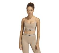 Brassière 3 bandes Hyperglam Maintien léger Chalky Brown M