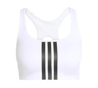 Soutien-gorge adidas Optime Workout 3-Stripes blanc noir - L