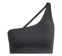 Adidas Soutien-gorge de sport Optime Workout Rib asymétrique maintien léger Noir XS