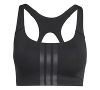 Adidas Brassière de sport femme Optime Workout 3-Stripes Maintien moyen Noir/Noir XS
