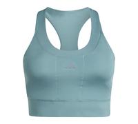 Adidas Run Pocket Medium Impact Sports Bra Bleu L / CD Femme