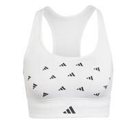 Adidas Powerreact Medium Sports Bra Blanc L / AC Femme