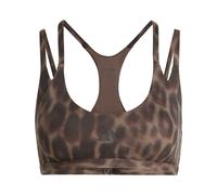 ADIDAS PERFORMANCE Soutien-gorge de sport 'Optime' marron / marron châtaigne / brun foncé, Taille L