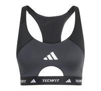 Adidas - Soutien-gorge de sport Techfit Workout Color Block - Noir - Maintien moyen - Taille M