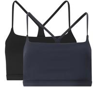 Brassière femme Athlecia Blossom (x2) Bleu L
