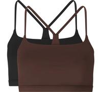 Brassière femme Athlecia Blossom (x2) Marron L