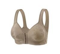 BrassièRe Femme Grande Taille - Soutien-Gorge Femme élégant à Fermeture Avant avec Motif Floral pour Un Confort Quotidien et Un Maintien Optimal sans Armatures intégrées
