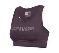 Hummel Soutien-gorge de sport 'TE FUNDAMENTAL' beige / mûre, Taille XS