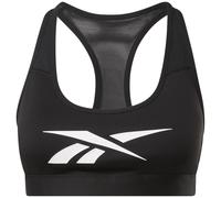 Reebok Soutien-Gorge de Sport S Lux Vector Racer Bra, Femme, Soutien-Gorge de Sport, H51844, Noir, m