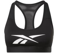 Soutien-gorge Reebok Lux Racer Logo Vector noir blanc - S