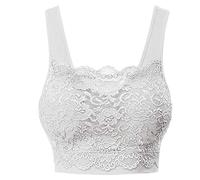 Brassière Femme Soutien Gorgé Brassiere Allaitement Gorge sans Armature Dim Sexy Dentelle Coque Adhesive Decollete Plongeant Coussinet
