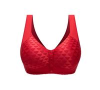 Brassiere Femme,Soutien-Gorge Confortable à Fermeture Frontale pour Femmes Plus âgées. Conception sans Fil avec Fonctions de Soutien pour Une Forme et Un soulèvement améliorés. (Red, M)
