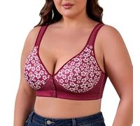 Brassière Femme, Soutien-Gorge Femme à Attache Devant Dos Moderne Confortable Bretelles Réglables sans Coutures pour Tenue Décontractée