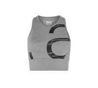Super Natural Brassière Capital Logo Gris L Femme