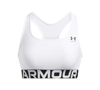 Under Armour Brassière de sport HeatGear Armour - Logo - Maintien modéré - Femme Blanc/Noir XL