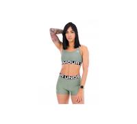 Brassière femme Under Armour HeatGear Mid Branded Vert S