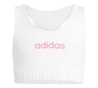 adidas Fille Essentials Top Shirt, White/Pink Fusion, 9-10 Years