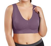 Brassière Forte Poitrine De Sport Soutien Gorge Brassiere Femme Top Intégré Post Operatoire Grande Taille Soutiens-Gorge sans Armature Maintien Fort Push Up Shock Absorber Ultimate Run Bra