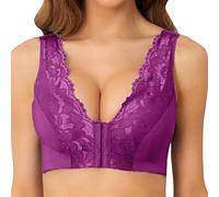 BrassièRe Forte Poitrine, Soutien-Gorge Sportif Femme Bralette Confortable DéColleté V ModèLe Top Gilet De Soutien LéGer