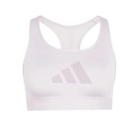 ADIDAS PERFORMANCE Soutien-gorge de sport 'POWER REACT' gris / violet pastel, Taille L