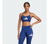 ADIDAS PERFORMANCE Soutien-gorge de sport 'Aeroreact' bleu foncé / blanc, Taille XXXS-XXS