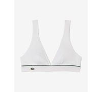 Brassière Lacoste Triangle Stripe blanc - XL