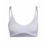 adidas Femme Optime Essentials Workout Light Support Adjustable Straps Bra, Frozen Purple, XS