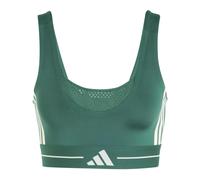 Brassière maintien léger femme adidas Hyperglam 3-Stripes Color Block Vert M