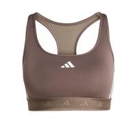 Brassière maintien moyen femme adidas PowerReact Marron XS A/B
