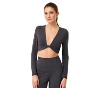 Brassière manches longues femme Mandala Gris M