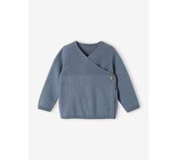 Brassière naissance fille en tricot bleu jean PREMA(45CM)