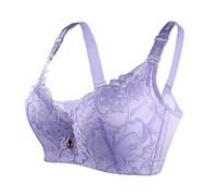 Brassière Nouveau Né Mince sous vêtements Grande Taille Cinq Poitrine sans Fil Sport Soutien Gorge Dentelle Couverture Tasse Gilet Soutiens Gorge Chien Incontinent(D,36/80E)