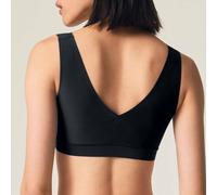 Brassière Paddée Sans Armatures Vneck Noire