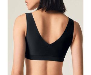 Brassière Paddée Sans Armatures Vneck Noire