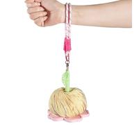 Brassière portable en laine pour crocheter avec bracelet - Pour adultes débutants, utilisation à la maison, étude, extérieur, pique-nique, voyage