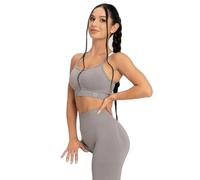 Brassière Push up femme Gym Glamour 2.0 Gris XS