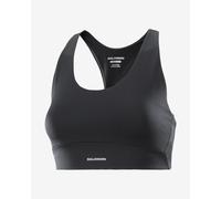 Salomon - Brassière de sport stretch - Shakeout Core Bra W Deep Black pour Femme - Taille S - Noir Noir S