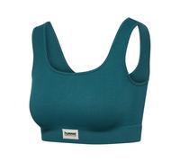 Brassière sans couture côtelé femme Hummel Pulse Vert S