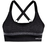 Brassière sans couture femme Gorilla Wear Selah Noir L/XL