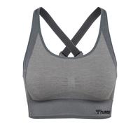 Brassière sans couture femme Hummel MT Shine Gris XS