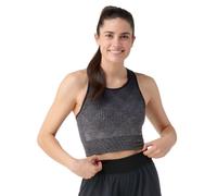 Brassière SMARTWOOL Intraknit Crop Bra (Black Heather) Femme S