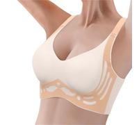 Brassiere Soutien Gorge Femme Soutien-Gorge Sport Rembourré Et Camisole Style Confortable Et Léger pour Liberté Armature avec Coussinets Amovibles P Glamorise Soutien Gorge