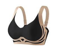 Brassiere Sport Femme Couleur Unie Push up Brassière Sexy Dentelle Française Soutien-Gorge Rembourré Confortable Casual Bra Bralette sans Coutures Classiques Convertible