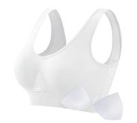 Brassiere Sport Femme Grande Taille Brassière Coton Soutien Gorge Maintien Fort Running Maxi Push Up Post Operatoire Bra Silicone sans Bretelle