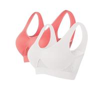 Brassiere Sport Femme Lot de 1/2/3/5 Maintien Fort Soutien-Gorge de Sport Lingerie Push Up Brassiere Sport Femmes sans Couture Confortable pour Quotidien Sport Yoga Brassière Bras Solde Pas Cher