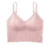 Brassiere Sport Femme Maintien Fort Femmes Body Shaping and Back Beauty Underwear Bra Plus Up Casual Lace Vest Bra(One Size)