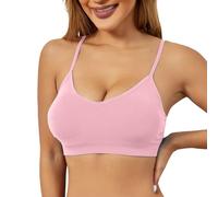 Brassiere Sport Femme Maintien Fort Soutien Gorge Extreme sous-Vêtements Féminins Grande Taille Froncés sans Anneau,Fins,Filetés,pour Le Sport,Le Yoga,Anti-Soutien-Gorge,Confortables,pour La Beauté